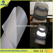 Material reflectante del cuero de la PU del alto lustre para los zapatos o los bolsos que se divierten